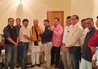 कायस्थ समाज ने किया पूर्व प्रधानमंत्री लाल बहादुर शास्त्री के पौत्र विभाकर शास्त्री का अभिनंदन