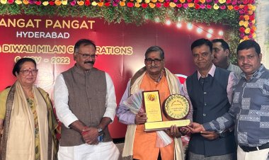 हैदराबाद में आयोजित 'संगत-पंगत' कार्यक्रम में उत्साह से शामिल हुए चित्रांश बंधु, प्रेरणा स्त्रोत आरके सिन्हा के सानिध्य में हुआ आयोजन