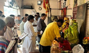 महासभा कोटा द्वारा यम द्वितीया पर भगवान श्री चित्रगुप्त जी एवं कलम दवात का पूजन विधि विधान से  किया